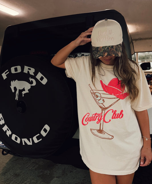 country club martini tee